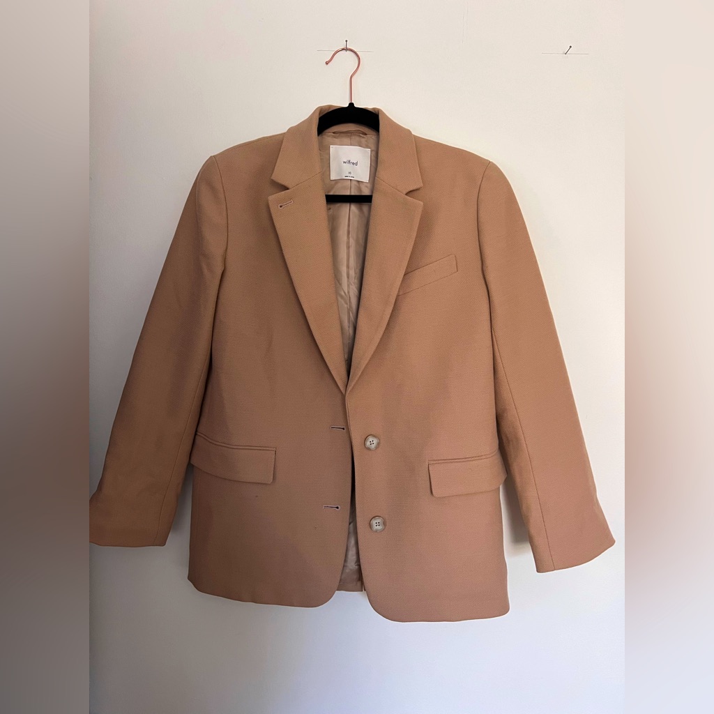 Wilfred Tan Lined Blazer Size Xs